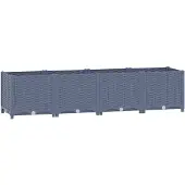 vidaXL Hochbeet 160x40x38 cm Polypropylen