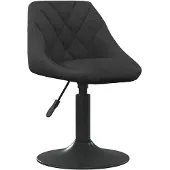vidaXL Barhocker Schwarzer Samt