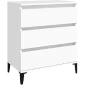 vidaXL Sideboard Weiß 60x35x70 cm Holzwerkstoff