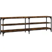 vidaXL TV-Schrank Räuchereiche 160x30x50 cm Holzwerkstoff