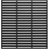 vidaXL Zaunelement WPC 180x180 cm Schwarz
