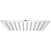 vidaXL Regenbrause Edelstahl 20x20 cm Quadratisch