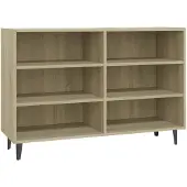 vidaXL Sideboard Sonoma-Eiche 103,5x35x70 cm Holzwerkstoff