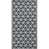vidaXL Outdoor-Teppich ARAKIL Schwarz 160x230 cm PP