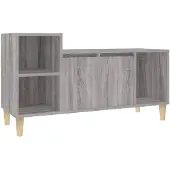 vidaXL TV-Schrank Grau Sonoma 100x35x55 cm Holzwerkstoff