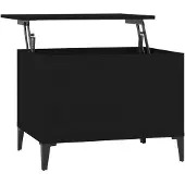 vidaXL Couchtisch Schwarz 60x44,5x45 cm Holzwerkstoff