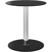 vidaXL Couchtisch Schwarz 40 cm Hartglas