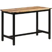 vidaXL Esstisch 110x60x76 cm Massivholz Mango