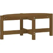 vidaXL Couchtisch Honigbraun 87x48x35 cm Massivholz Kiefer