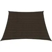 vidaXL Sonnensegel 160 g/m² Braun 4/5x3 m HDPE