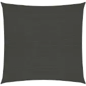 vidaXL Sonnensegel 160 g/m² Anthrazit 4x4 m HDPE