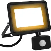 vidaXL LED-Fluter mit Sensor 30 W Warmweiß
