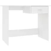 vidaXL Schreibtisch Weiß 100x50x76 cm Holzwerkstoff