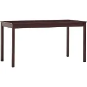 vidaXL Esstisch Dunkelbraun 140 x 70 x 73 cm Kiefernholz