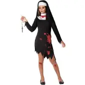 Atosa Bloody Nun Mädchenkostüm