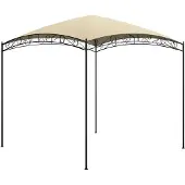 vidaXL Pavillon 3x3x2,65 m Creme 180 g/m²
