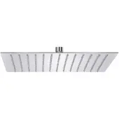 vidaXL Regenbrause Edelstahl 304 30x30 cm Quadrat