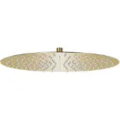 vidaXL Regenbrause Edelstahl 40 cm Rund Golden