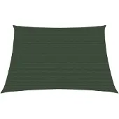 vidaXL Sonnensegel 160 g/m² Dunkelgrün 3/4x2 m HDPE