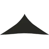 vidaXL Sonnensegel 160 g/m² Schwarz 3x3x3 m HDPE