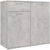 vidaXL Sideboard Betongrau 80x36x75 cm Holzwerkstoff