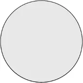 vidaXL vidaXL-Wandspiegel-rond-Ø60-cm-zwart