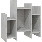vidaXL Regalschrank Betongrau 60x26x60 cm Holzwerkstoff