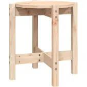 vidaXL Couchtisch Ø 42,5x45 cm Massivholz Kiefer