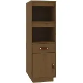 vidaXL Highboard Honigbraun 34x40x108,5 cm Massivholz Kiefer