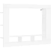 vidaXL TV-Schrank Weiß 152x22x113 cm Holzwerkstoff