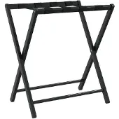 vidaXL Gepäckablage Schwarz 68,5x38x58 cm Bambus