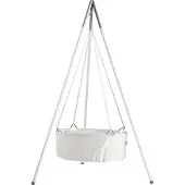 Leander Classic Wiege mit Matratze, Weiß
