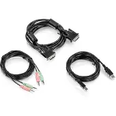 Trendnet TK-CD10, 3 m, USB, USB, DVI-I, Schwarz, 500 g