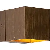 QAZQA Moderne Wandleuchte aus dunkler Bronze – Transfer