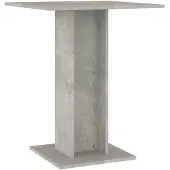 vidaXL Bistrotisch Betongrau 60x60x75 cm Holzwerkstoff