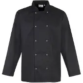 Premier Kochjacke mit Druckknöpfen Langarm