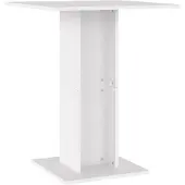 vidaXL Bistrotisch Weiß 60x60x75 cm Holzwerkstoff