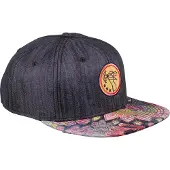 Djinns Snapback Cap "6 Panel Snapback Cap Peacock Linen Rev."
