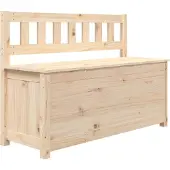 vidaXL - Bank - 110x41x76,5 - cm - massiv - Kiefer