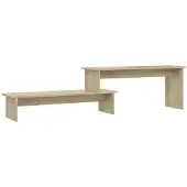vidaXL TV-Schrank Sonoma-Eiche 180x30x43 cm Holzwerkstoff