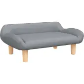 vidaXL Hundebett Hellgrau 70x40x24 cm Stoff