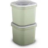 Sunware Food to Go Lunchbox Sigma Home 2er-Set grün GLO655706187
