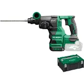 HiKOKI DH3628DA W2Z, SDS Plus, Schwarz, Grün, Bürstenloser Motor, 2,8 cm, 950 RPM, 3,2 J