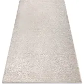 Rugsx Teppich Teppichboden SANTA FE beige 33 eben, glatt, einfarbig 250x400 cm