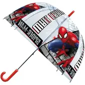 Kids Euroswan Regenschirm MARVEL Spider-Man transparent Ø46cm