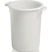 Craemer Kunststoffbehälter rd.50l HD-PE weiß D420xH540mm m.Außengriff - 81081100