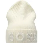 BOSS Mütze aus Schurwolle mit Logo-Stickerei