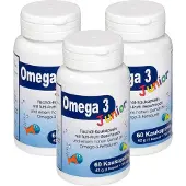 BERCO Omega-3 Junior Kaukapseln 3-er Set 3x60 St Kapseln