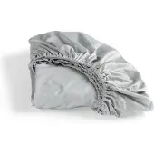 Cinderella Spannbettuch Sundays Light Grey (Satin)-160 x 200 cm