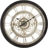 Atmosphera Jj2262 Wanduhr Schwarz Schwarz One Size